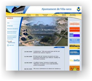 La Pineda and Vilaseca Town Hall Website